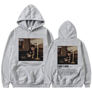Rapper Drake Music Album Take Care Hoodie Men Woman Hip Hop Vintage Hoodie Oversized Casual Loose Ma