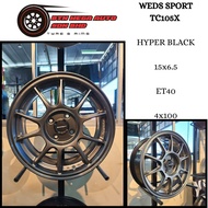 WEDS SPORT TC105X 15X6.5 ET40 4X100