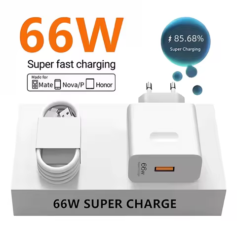 6A 66W Super Quick Charger Type C USB Cable For Huawei P40 P50 P60 Mate 40 50 60 Nova 12s 13i Honor 