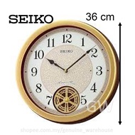 100% ORIGINAL SEIKO Melodies in Motion Analogue Wall Clock QXM388 (QXM388G) [Jam Dinding Berbunyi]