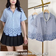 KATUN KEMEJA 2497 COTTON SHIRT Wanita