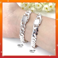 💥PROMO💥#HBG280 - 1cm Silver 925 Bangle - Gelang Tangan Perak 925 Untuk Lelaki ( 100% Original Silver ) Men Bracelet