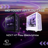 NZXT H7 Flow Black White PC Desktop Computer Case Chassis