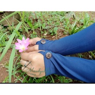 Handsock cuff thumb strap button shell Muslim cuff/ Button cuff/ Thumb strap cuff/ Hand socks/