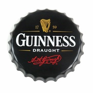 Tin Sign Bottle Cap Guinness : Beer Bar , Pub , Home , Vintage , Retro , Cafe Poster , Art