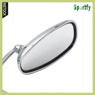 [lzdxwcke1] Motorcycle Side Mirror Professional Racing Easily Install Good performance Bar End Mirror Stainless Steel