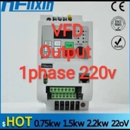 VFD Inverter 22Kw input 1phase 220V output 1Phase 220V - 22Kw