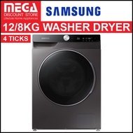 SAMSUNG WD12TP44DSX 12/8KG WASHER DRYER (4 TICKS)