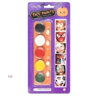 Portable boxed washable water based body face make up paint for kids Body and Face paint for kids