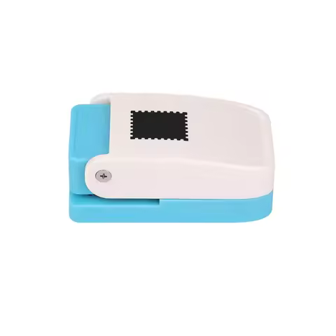 1 Inch Square Punch, 2025 New 1 Inch Squares Paper Punch, Craft Lever Punch, 9 Shapes for DIY Handic