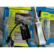 H4 RS 3-pin peacock tail LED bulb, 2-pin Dream peacock tail LED bulb, Standard Heart Light