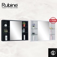 Rubine Toilet Stainless Steel Mirror Cabinet RMC-1581D1S2