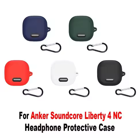 Silicone Headphone Protective Cover Dustproof Shockproof Earbuds Accessories Washable for Anker Soun