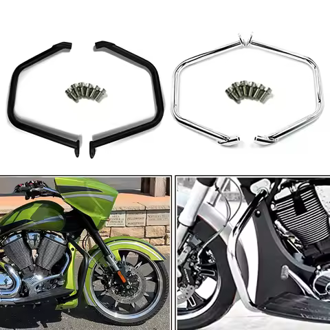 For Victory Cross Country 8 Ball Cross Roads Classic Hardball Magnum 10-17 Motorcycle Engine Guard C