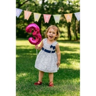 (READY STOCK) Emilia purple baby dress/baju baby/