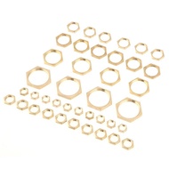 G G1 Joint 40G1/G3 Threaded Tube pcs Locking Nut Hexagon 8/G1///244/G3 Brass G18 MBIP