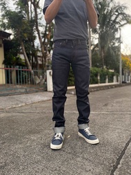 Hard Jeans 18ozรุ่นม้าป่ามัสแตงมีทรงกะบอกเล็ก ตรง ใหญ่