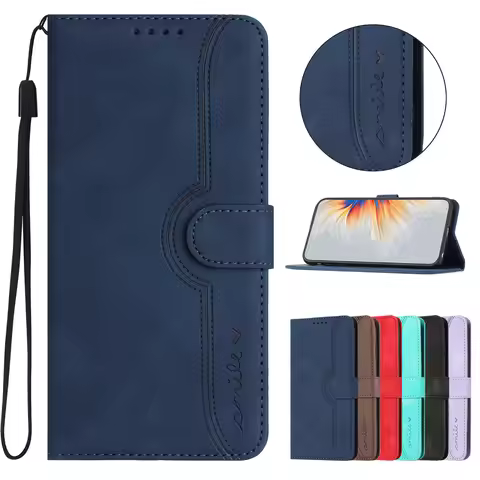Wallet Book Case For Samsung Galaxy Wide 7 6 5 Quantum6 4 Buddy5 3 Jean 2 Jump4 5G Multi 3 Cards Lea