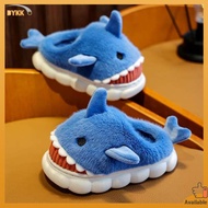 Children s Cotton Slippers Boys Winter Cute Shark Bag with Mao Mao Shoes Children s Baby Home Shoes Boys Cotton Shoesfbseven01.my20231214204741