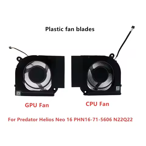 New Original Laptop CPU GPU Cooling fans For Msi Samurai GF76 GF66 GL66 MS-1583 Air cooling fan N459