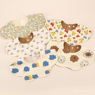 Petals * Rotatable Baby Saliva Pocket y Children Korea 360 Degree k Double Sided Saliva Towel Bib Bi