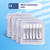 6-pack oil pastel white heavy color oil pastel soft crayon childrens super soft monochrome heavy col