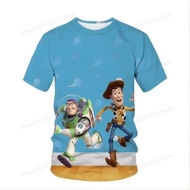 Buzz Lightyear Toy Story 3D Printed Streetwear Fashion Oversized T-Shirt Kids' Tees Tops