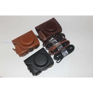 Suitable for Canon G9X G9XII Camera Leather Bag Leather Case Protective Case Camera Bag Shoulder Bag