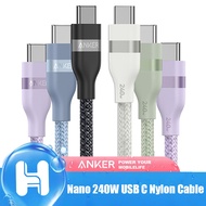 Anker Nano 240W USB C Cable PD 240W Nylon Fast Charging Type C Cable