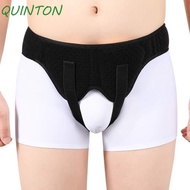 QUINTON Inguinal Hernia Support, Adjustable Waist Strap Comfortable Hernia Belt, Soft Breathable Inv