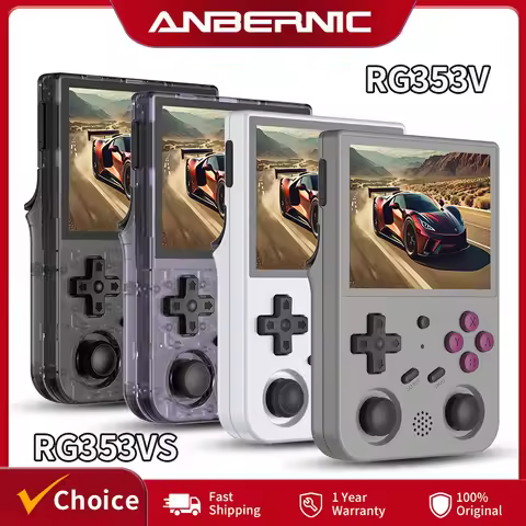 Anbernic RG353V RG353VS Handheld Gam Console 3.5'' IPS Screen Android Linux OS Built-in Retro Emulat