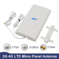 3G 4G LTE MIMO 88dBi SMA CRC9 TS9 DESKTOP WALL MOUNTED ANTENNA EXTRA 5 METER CABLE