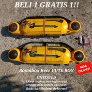 2 Boombox Lipat Radio Tape CUTEBOY Antik Jadul Lawas Compo Sony JVC CD