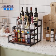 Coffee Syrup Rack 3-Storey Storage Rack Wine Rack Wine Rack Kitchen Seasoning
