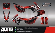 สติกเกอร์ CRF110 MSX KSR ลาย001