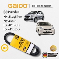 GAIDO Fan Belt Perodua Myvi Lagi Best 1.3 1.5/Myvi Icon 1.3 1.5 4PK1630 6PK1630