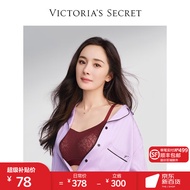 维多利亚的秘密（Victoria\'s Secret）【杨幂同款】 经典老花蕾丝返定杯背心式文胸内衣女士 05P8酒红色老花 11216630 M