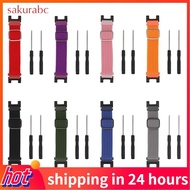 Sakurabc Adjustable Smartwatch Nylon Braided Band Sports Breathable Strap Wristband for Amazfit T Rex