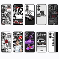 for VIVO V27 V27E V29 S1 Pro V29E S7E S7 V2027 AE 86 Business Black Border TPU Case | Low-Key & Eleg