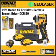 Dewalt 20V Atomic DCF850 High torque 205Nm Cordless Brushless 3-Speed Compact Impact Driver with Fre