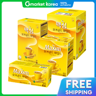 Maxim | กาแฟปรุงสำเร็จแบบสติ๊ก โมคค่าโกลด์ รสลาเต้ 100 ซอง