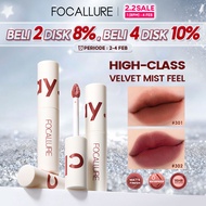 FOCALLURE Lipstik Cream Velvet-Mist Matte Lip Clay #JasmineMeets Rose Kosmetik Bibir