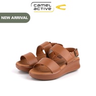 camel active Women Camel Two Strap Ankle Sandals (782103-YR01SV-83)