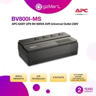 APC BV800I-MSX EASY UPS BV 800VA AVR Universal Outlet 230V