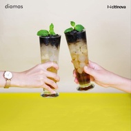 Highball Pilsner Premium Citinova Bavaria Drinking Glass 400ML Capacity Clear Glass Footed Glass Dri