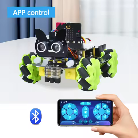 Keyestudio Micro bit 4WD Mecanum With Board Robot Car V2.0 With Python Language Programming System F