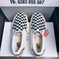 (High Quality Product) Vans Lazy slip on Shoes With Plaid Pattern And Comfortable Soles hot trend 2022 full size 36-43.