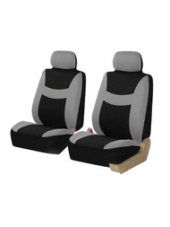 4入組/套聚酯纖維汽車座椅套,包含2前座和2頭枕套,通用於小型和中型車,2毫米海綿墊,多種顏色