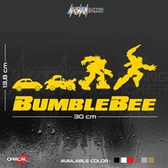 BumbleBee Silhouette Cutting Sticker | BumbleBee Silhouette Cutting Sticker | BumbleBee