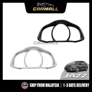Honda Jazz Fit GK GK5 T5A 3rd Meter Carbon Lining Silver Cover 2014 - 2025 Jazz GK Car Mall Car Acce